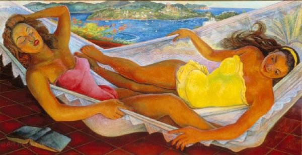 Diego Rivera La Hamaca The Hammock